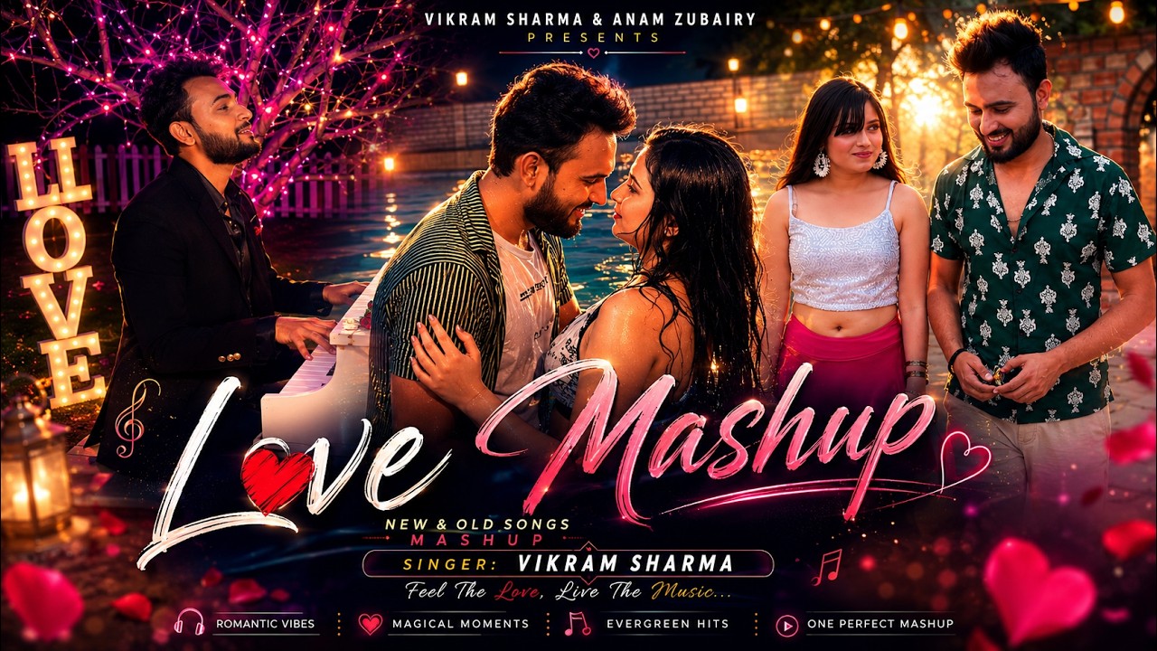 Romantic Love Mashup - Old & New Songs | Vikram Sharma & Anam Zubairy | Asli Melody — Rhythm Music Academy